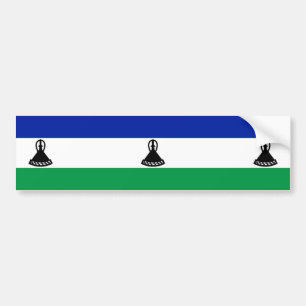 Autocollant De Voiture Drapeau du Lesotho