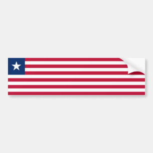 Autocollant De Voiture Drapeau du Liberia