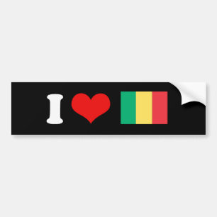 Autocollant De Voiture Drapeau du Mali