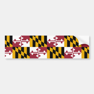 Autocollant De Voiture Drapeau du Maryland