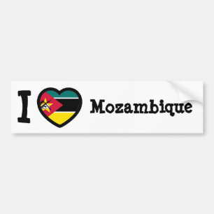 Autocollant De Voiture Drapeau du Mozambique