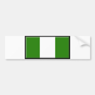Autocollant De Voiture Drapeau du Nigéria