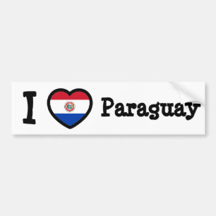 Autocollant De Voiture drapeau du Paraguay
