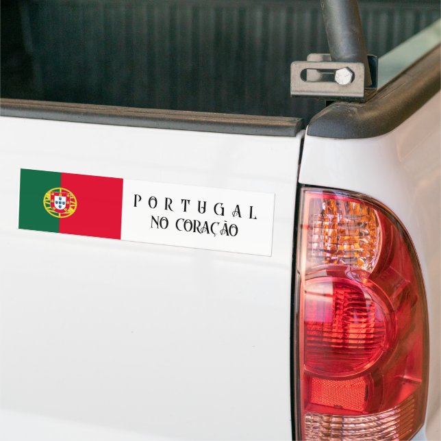 Autocollant De Voiture Drapeau du Portugal pour le Jour du Portugal (Sur camion)