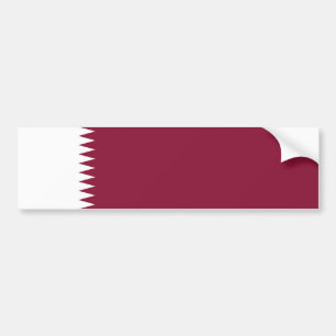 Autocollant De Voiture Drapeau du Qatar
