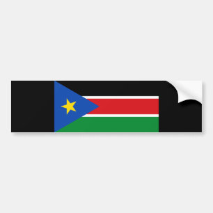 Autocollant De Voiture Drapeau du Soudan du Sud (Afrique)