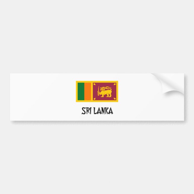 Autocollant De Voiture Drapeau du Sri Lanka (Devant)