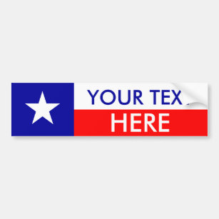 Autocollant De Voiture Drapeau du Texas : Créez vos propres