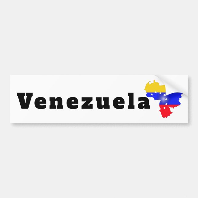 Autocollant De Voiture Drapeau du Venezuela (Devant)