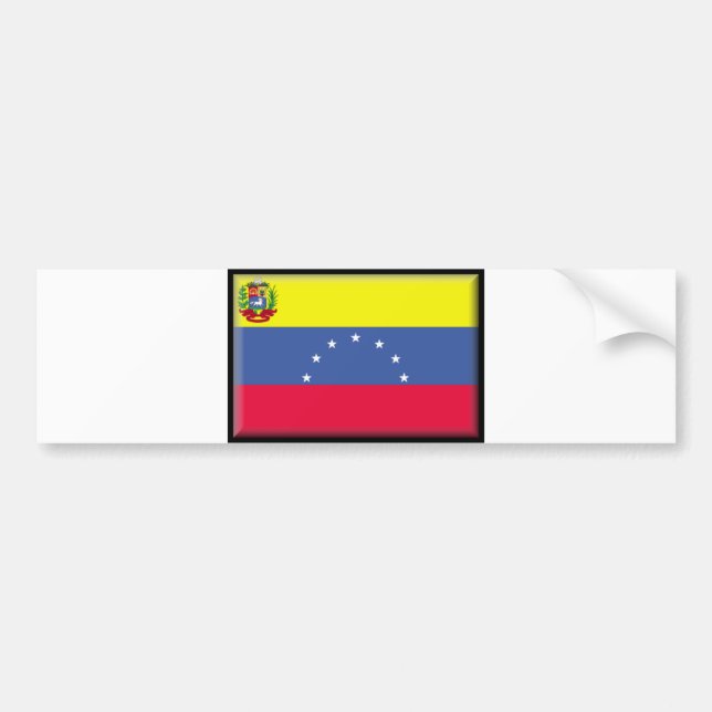 Autocollant De Voiture Drapeau du Venezuela (Devant)