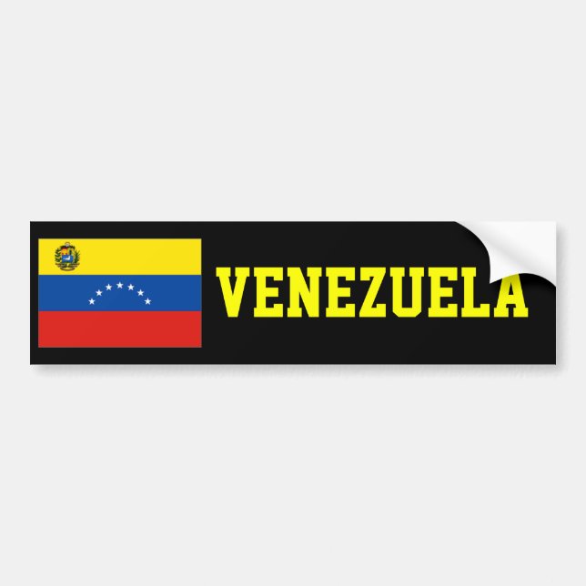 Autocollant De Voiture Drapeau du Venezuela (Devant)