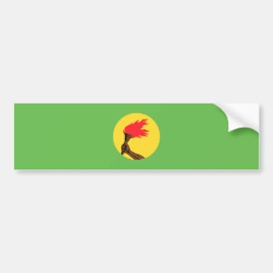 Autocollant De Voiture Drapeau du Zaïre