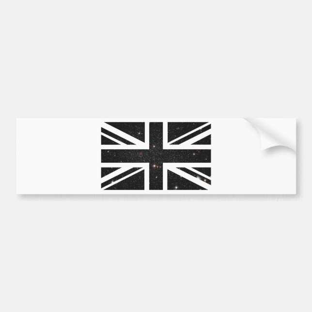 Autocollant De Voiture Drapeau d'Union Jack les Anglais (R-U) d'univers (Devant)