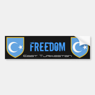 Autocollant De Voiture Drapeau est de Turkestan