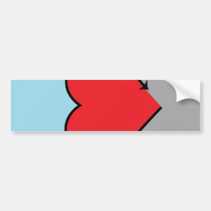 Autocollant De Voiture Drapeau et symbole de la fierté autosexuelle