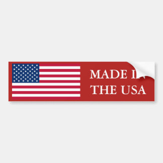 Autocollant De Voiture Drapeau Fabriqué Aux États-Unis