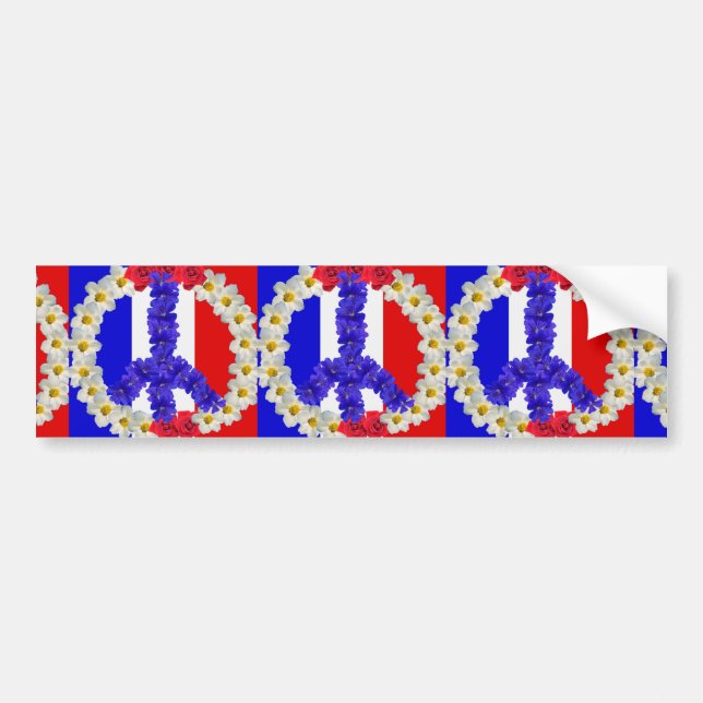Autocollant De Voiture drapeau français (Devant)