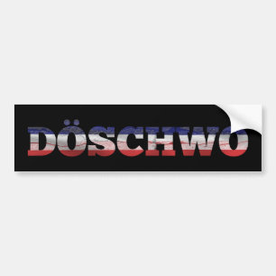 Autocollant De Voiture Drapeau français 2CV Deux Chevaux Oldtimer Döschwo