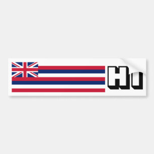 Autocollant De Voiture Drapeau Hawaï