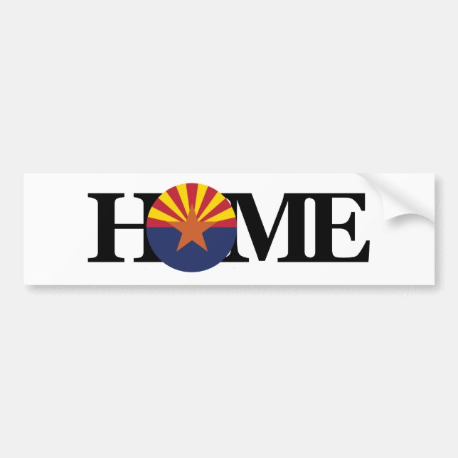 Autocollant De Voiture Drapeau HOME Arizona (Devant)