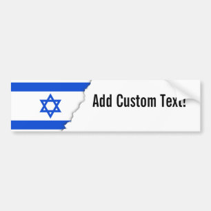 Autocollant De Voiture Drapeau israélien