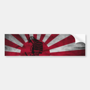 Autocollant De Voiture Drapeau japonais samouraï