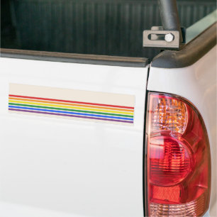Autocollant De Voiture Drapeau LGBTQ arc-en-ciel