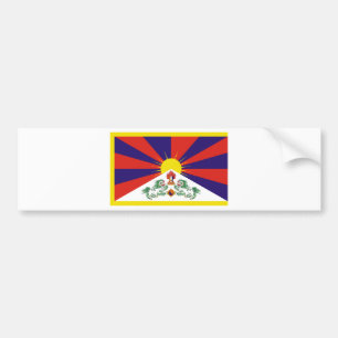 Autocollant De Voiture Drapeau libre du Thibet