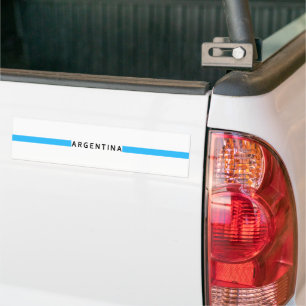 Autocollant De Voiture Drapeau minimaliste argentin