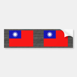 Autocollant De Voiture Drapeau moderne de Taiwanais de motif