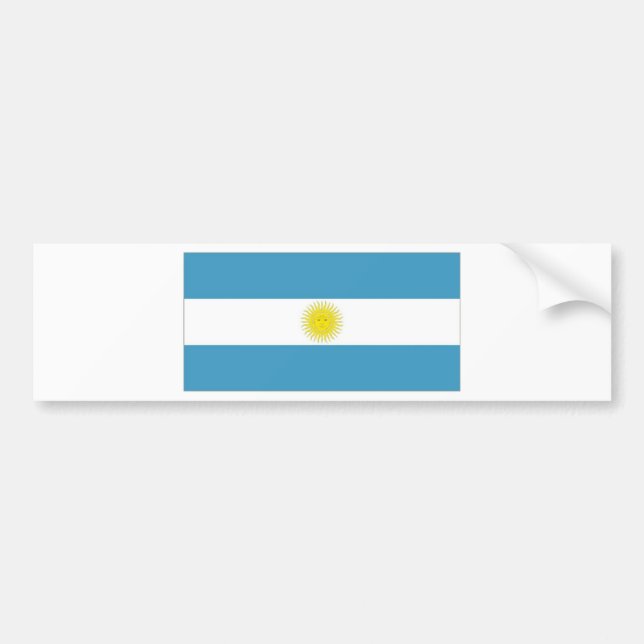 Autocollant De Voiture Drapeau national de l'Argentine (Devant)