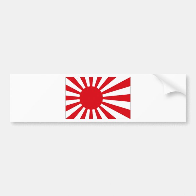 Autocollant De Voiture Drapeau naval du Japon (Devant)
