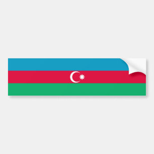 Autocollant De Voiture Drapeau patriotique azerbaïdjanais