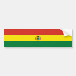 Autocollant De Voiture Drapeau patriotique de Bolivie