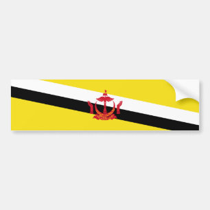 Autocollant De Voiture Drapeau patriotique de Brunei