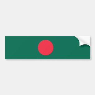 Autocollant De Voiture Drapeau patriotique du Bangladesh