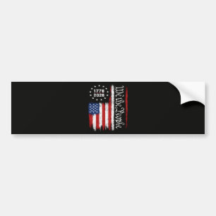 Autocollant De Voiture Drapeau patriotique Nous Le Peuple 1776 2026