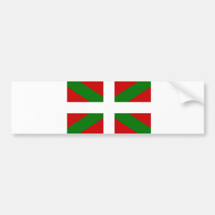 Autocollant De Voiture Drapeau pays Basque euskadi