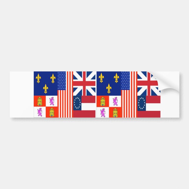 Autocollant De Voiture Drapeau Pensacola (Devant)