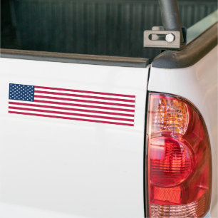 Autocollant De Voiture Drapeau rectangulaire des États-Unis d'Amérique
