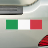 Autocollant De Voiture Drapeau simple de l'Italie (On Car)