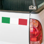 Autocollant De Voiture Drapeau simple de l'Italie (On Truck)