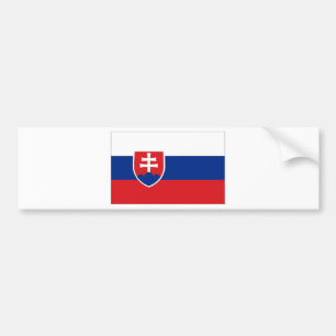 Autocollant De Voiture Drapeau Slovaquie