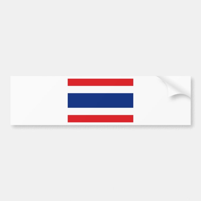 Autocollant De Voiture Drapeau Thaïlande (Devant)