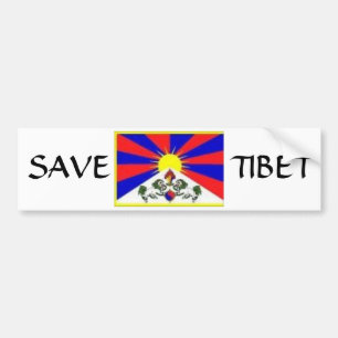 Autocollant De Voiture drapeau tibétain, ÉCONOMIES, THIBET