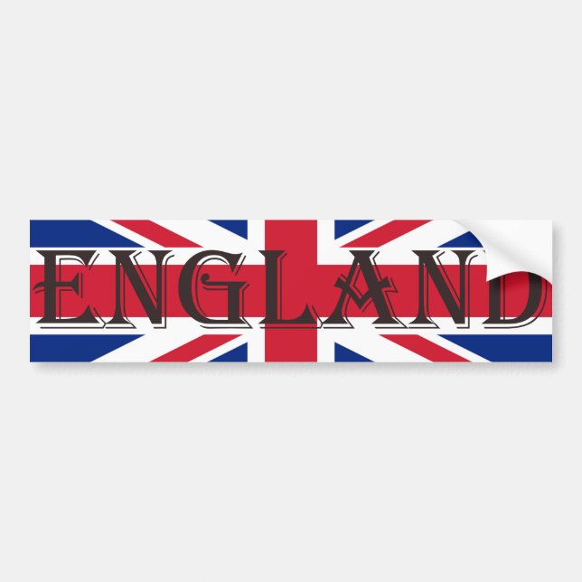 Autocollant De Voiture Drapeau Union Jack Angleterre bscn (Devant)