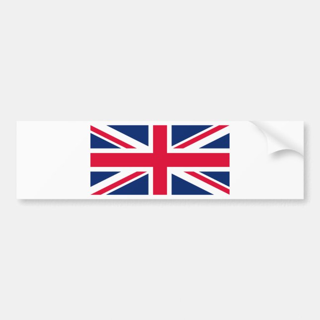 Autocollant De Voiture Drapeau Union Jack - Royaume-Uni (Devant)