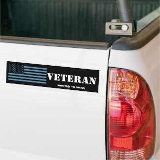 Autocollant De Voiture Drapeau US AIR FORCE BLEU - Vétéran - À Porter