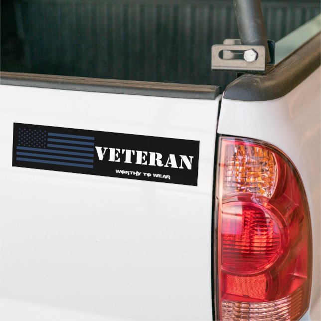 Autocollant De Voiture Drapeau US MARINE BLUE - Vétéran - À Porter (Sur camion)