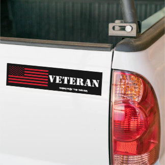 Autocollant De Voiture Drapeau US USMC Rouge - Vétéran - À Porter